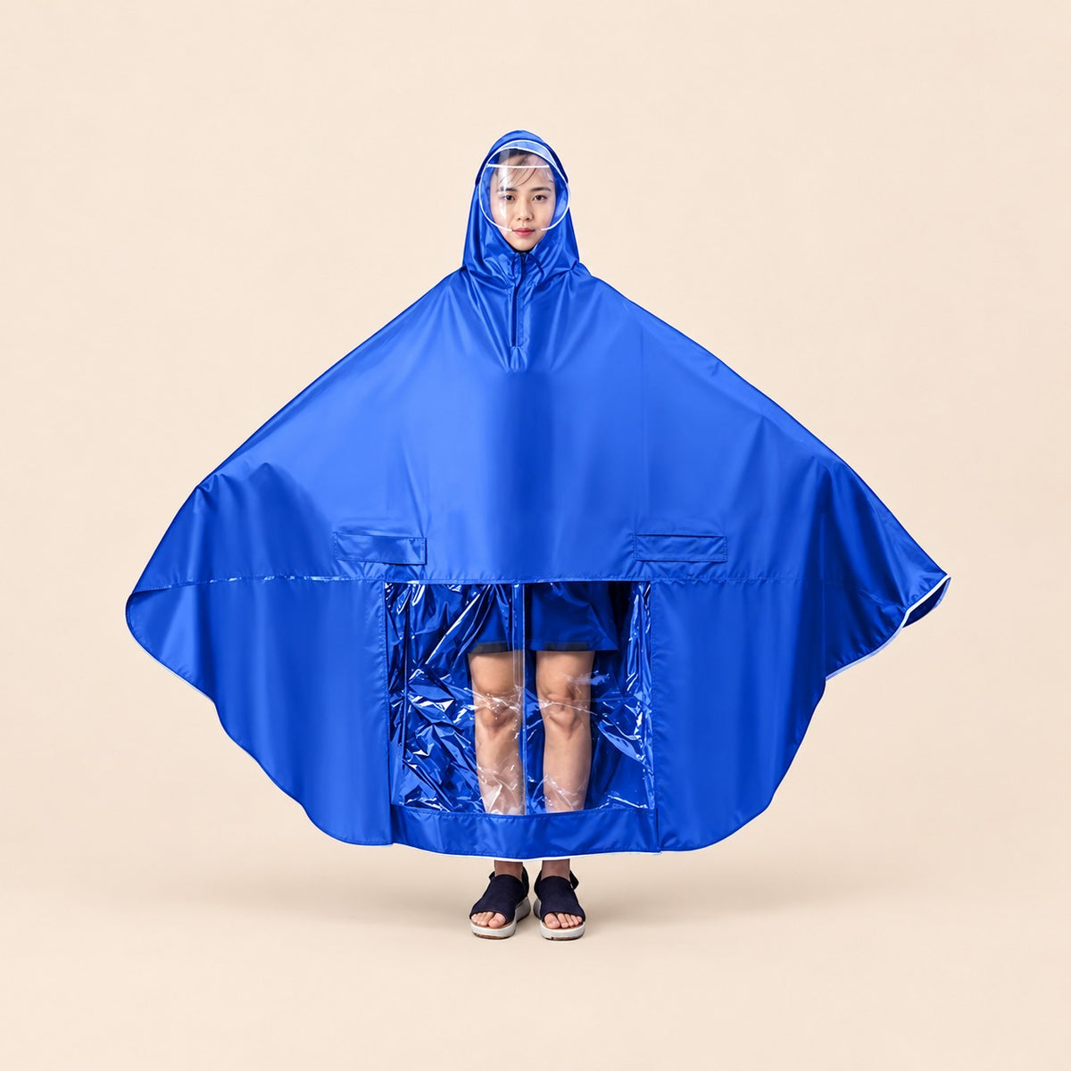 Capa impermeable con ventana transparente - 5XL