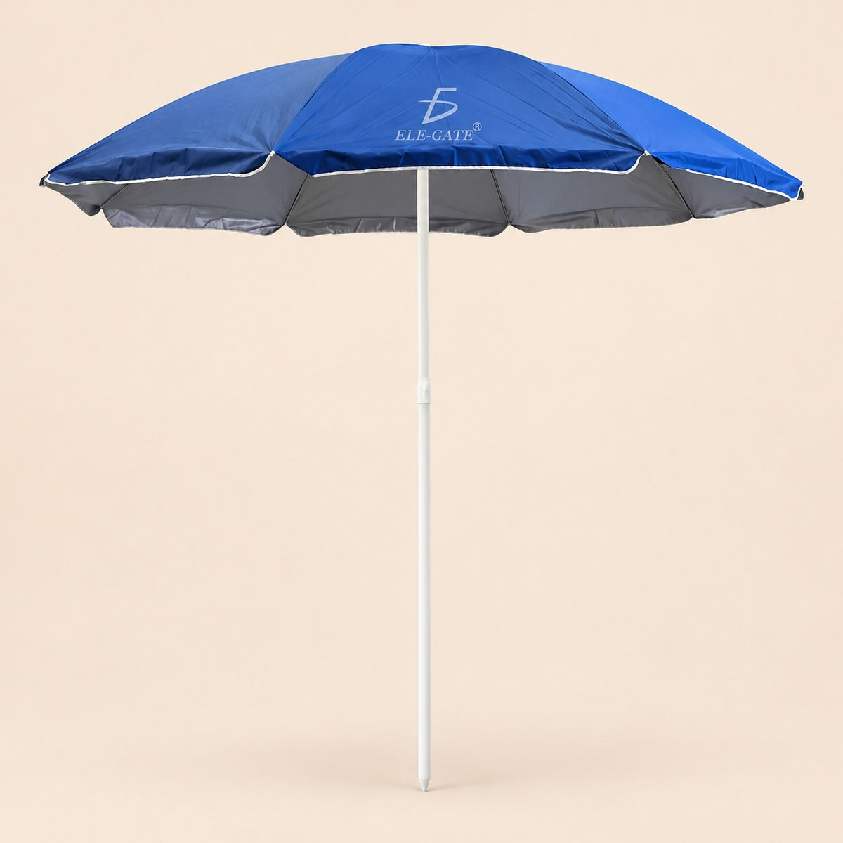 Sombrilla palapera con extensión de tubular - azul
