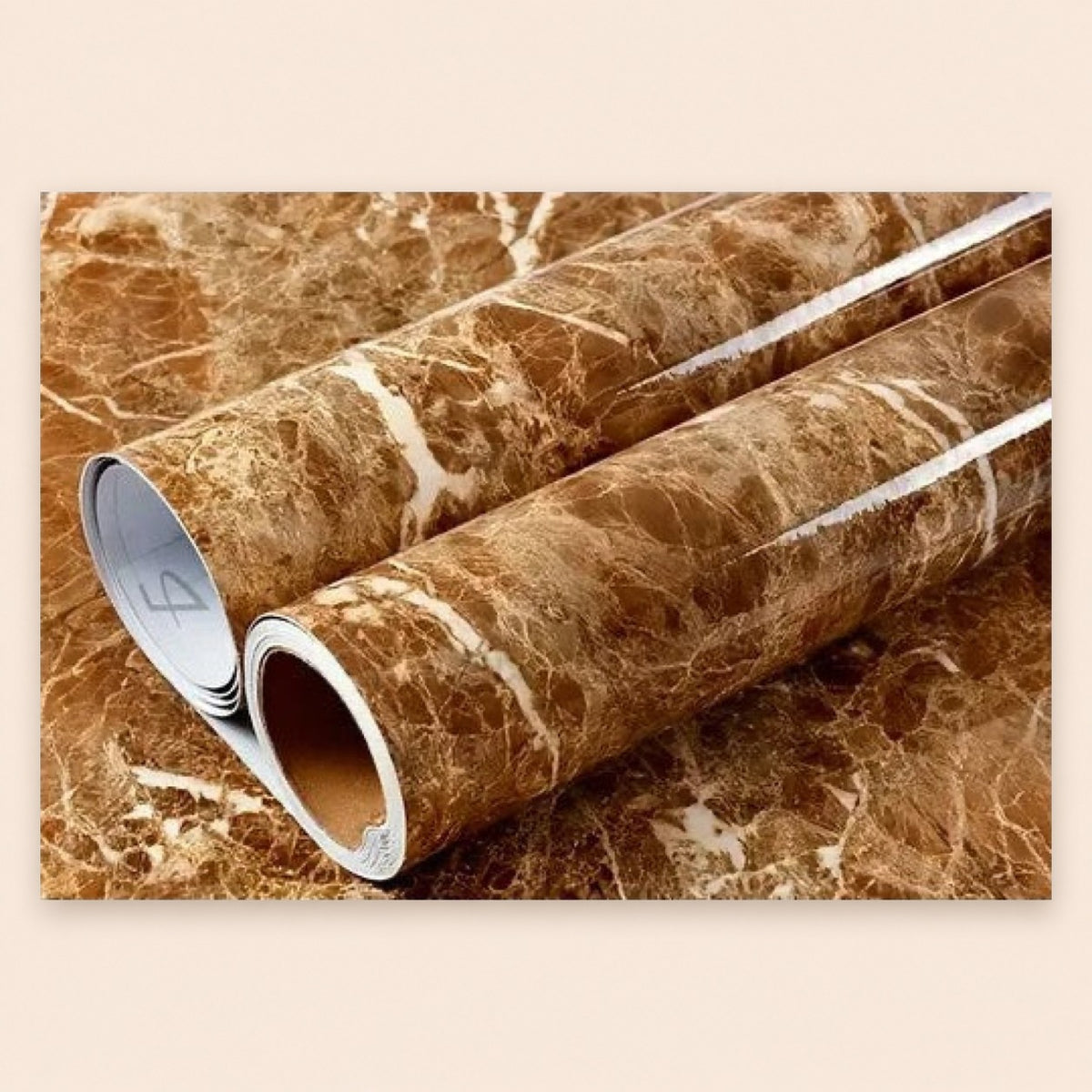 Pegatinas de PVC impermeables de mármol para renovar