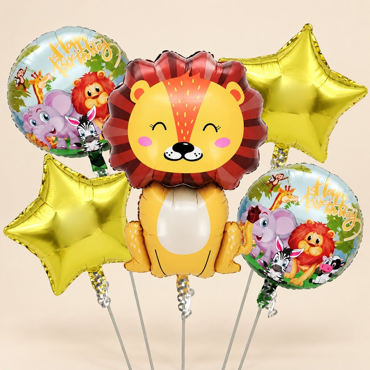 Kit de decoración de globos para fiesta infantil selva