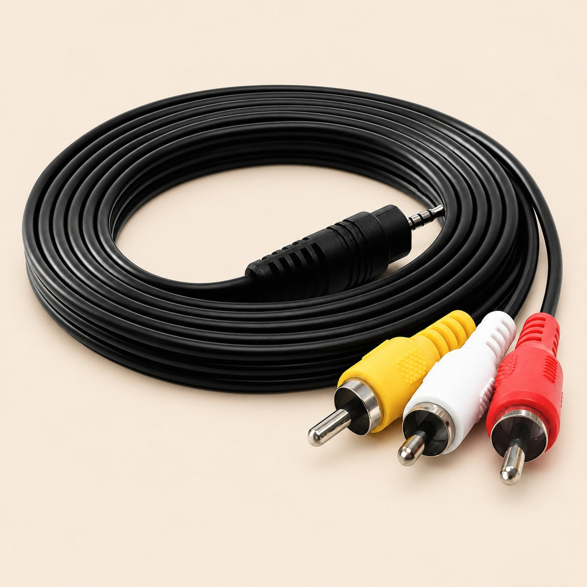 Video audio cable TV macho a 3 RCA macho