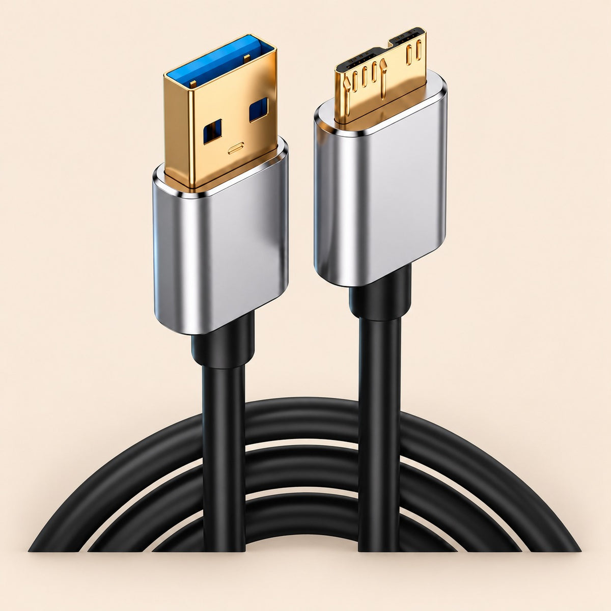 Cable USB 3.0 A micro USB 3.0 micro-B de 1 metro