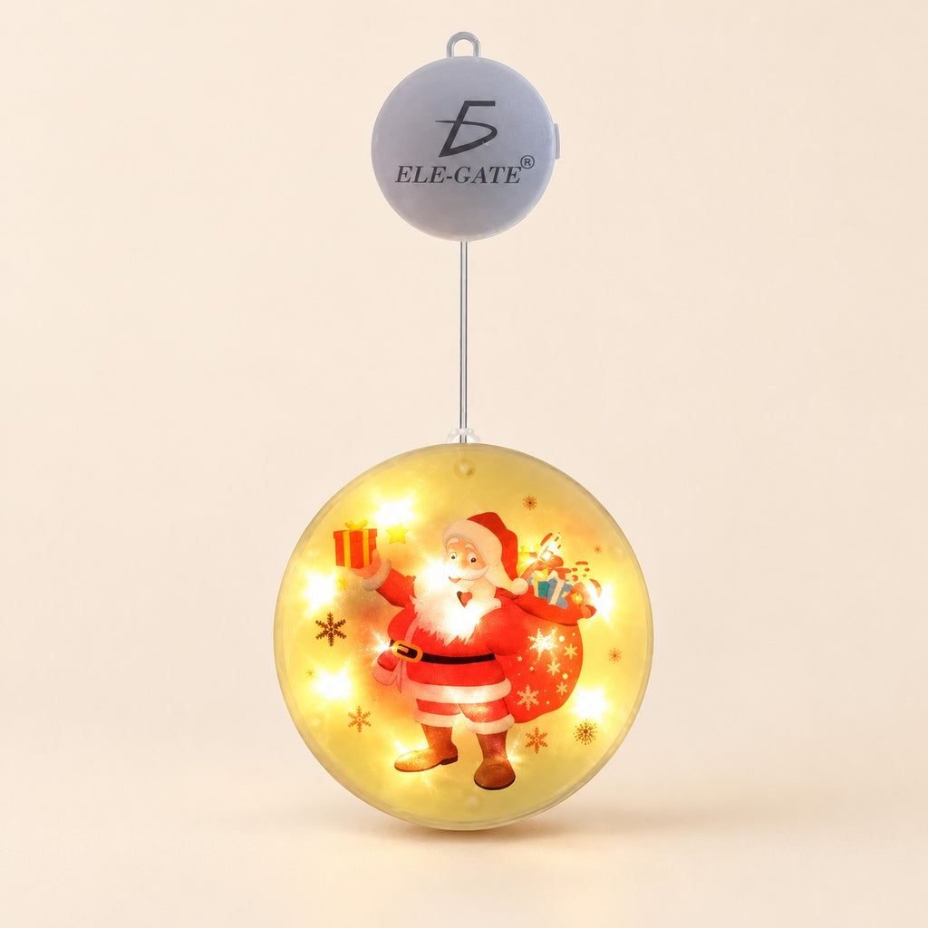 Serie de luces LED PVC colgantes de Navidad cálidas con amarillo