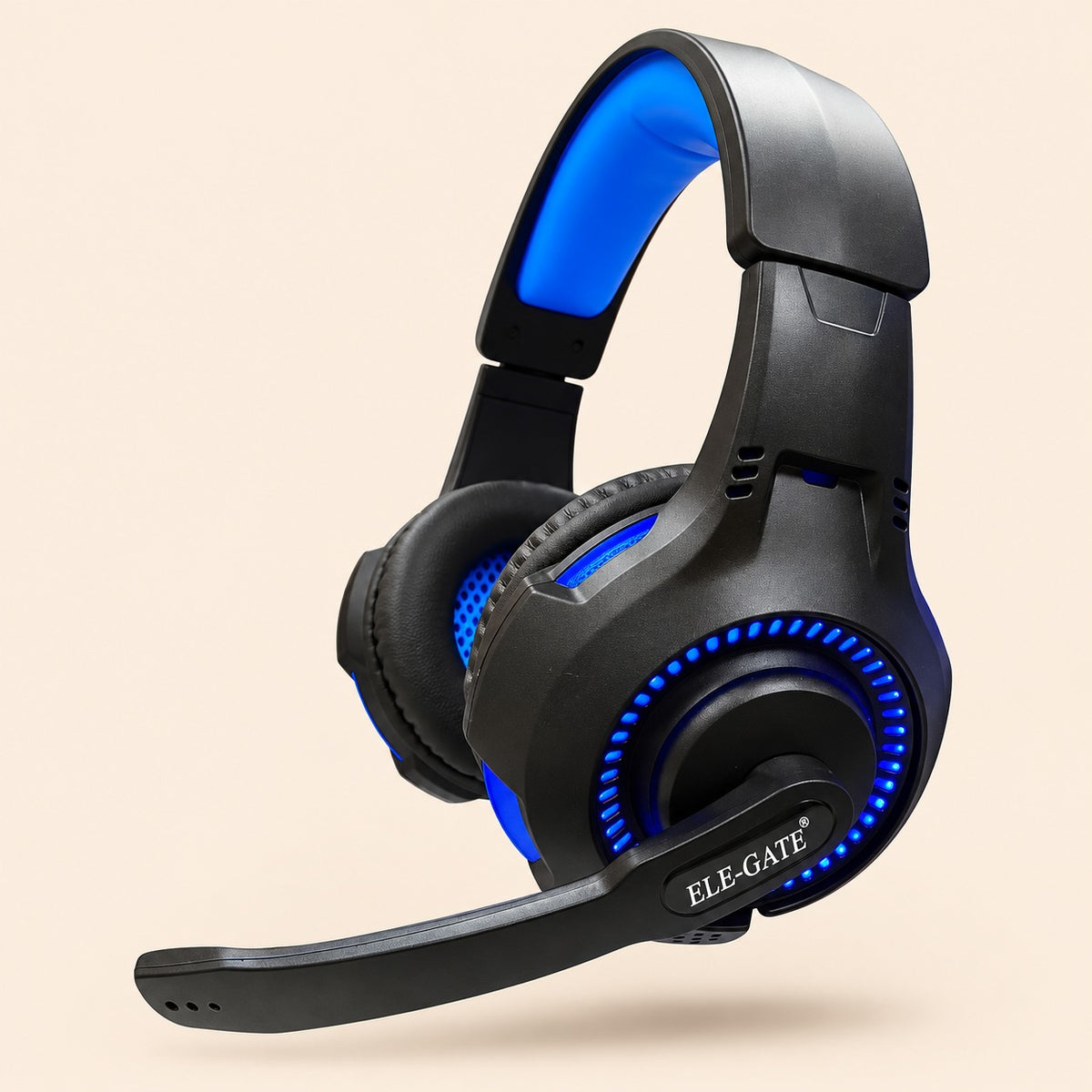 Audifonos diadema gamer para PS4 XBOX360 one jack 3.5mm PC azul