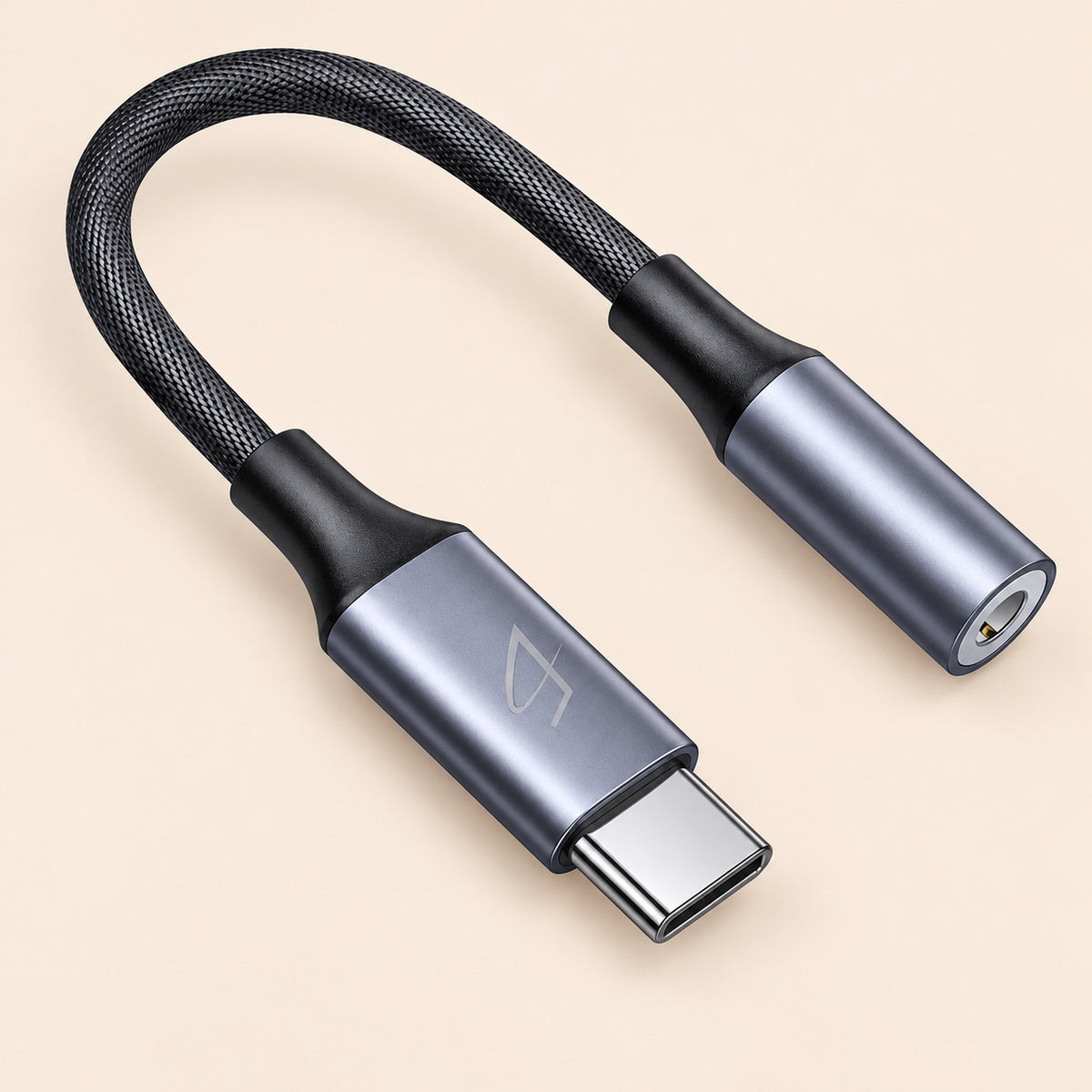 Adaptador USB-C a jack 3.5 mm hifi de 0.15m con chip dac