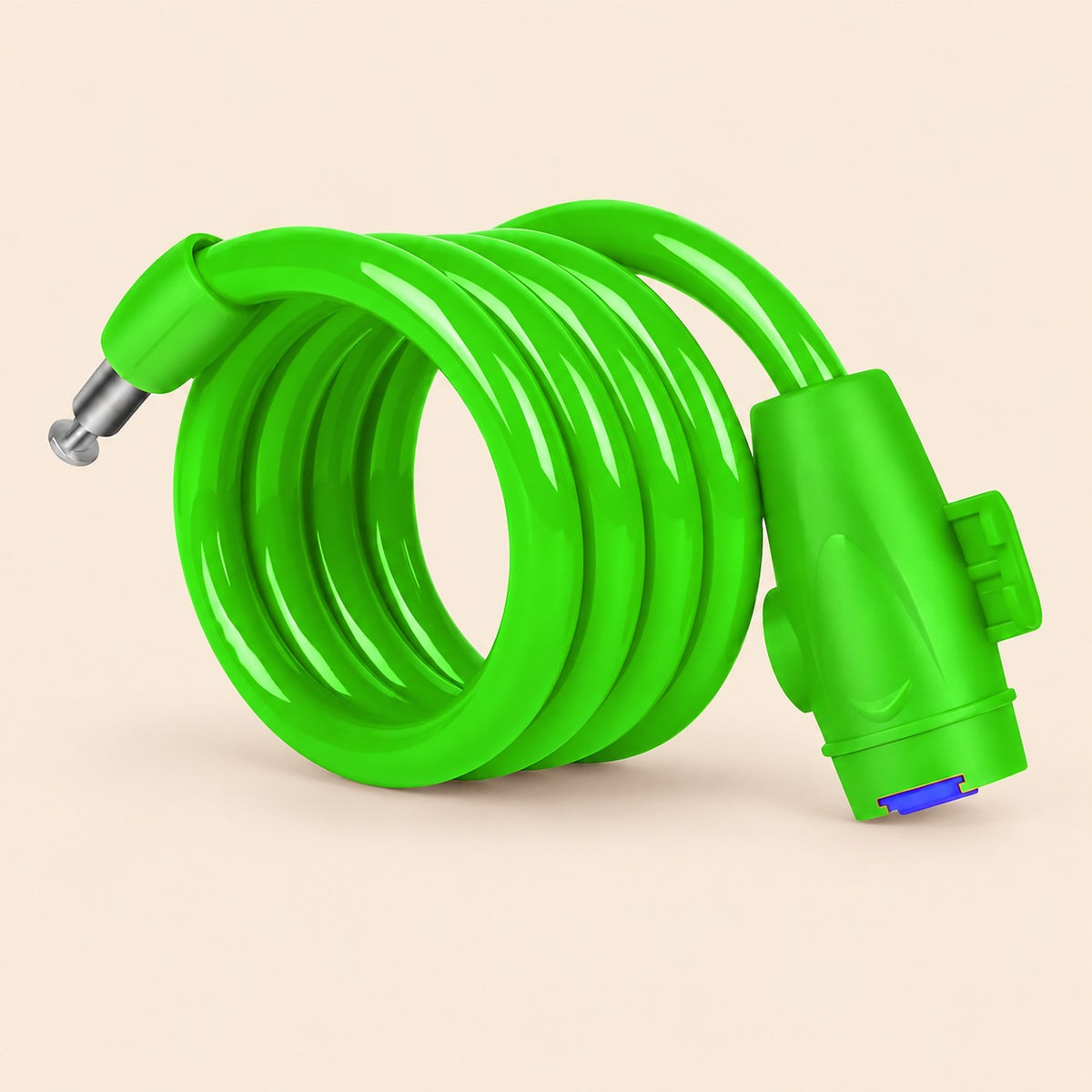 Candado antirrobo 110 cm para bicicleta con cable plástico