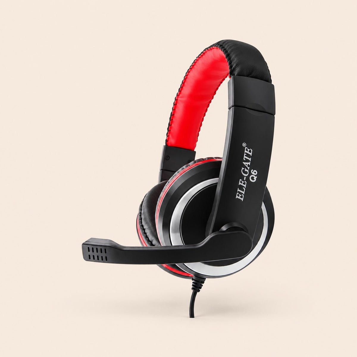 Audifonos diadema gamer USB audio para Xbox 360 PC PS4 Q6 negro