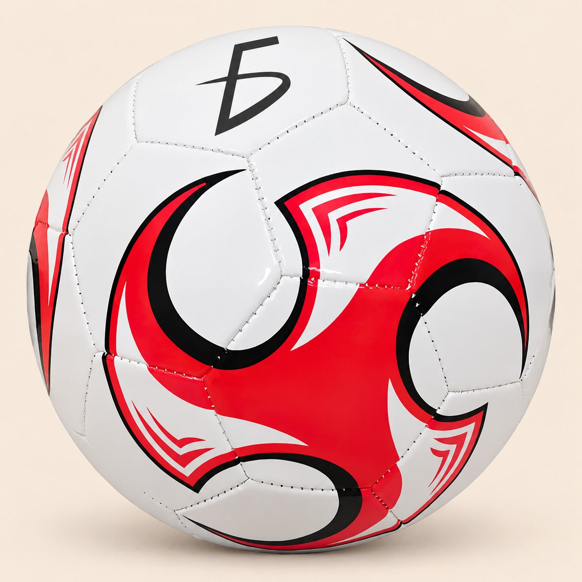 Balón de fútbol tamaño 4 para entrenamiento y partidos blanco