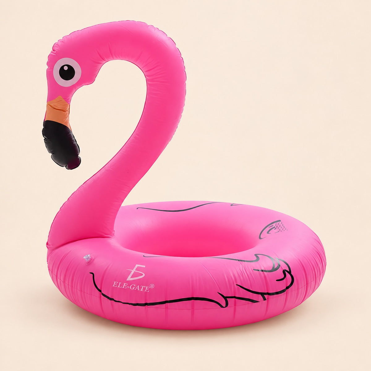 Dona inflable en forma de flamingo