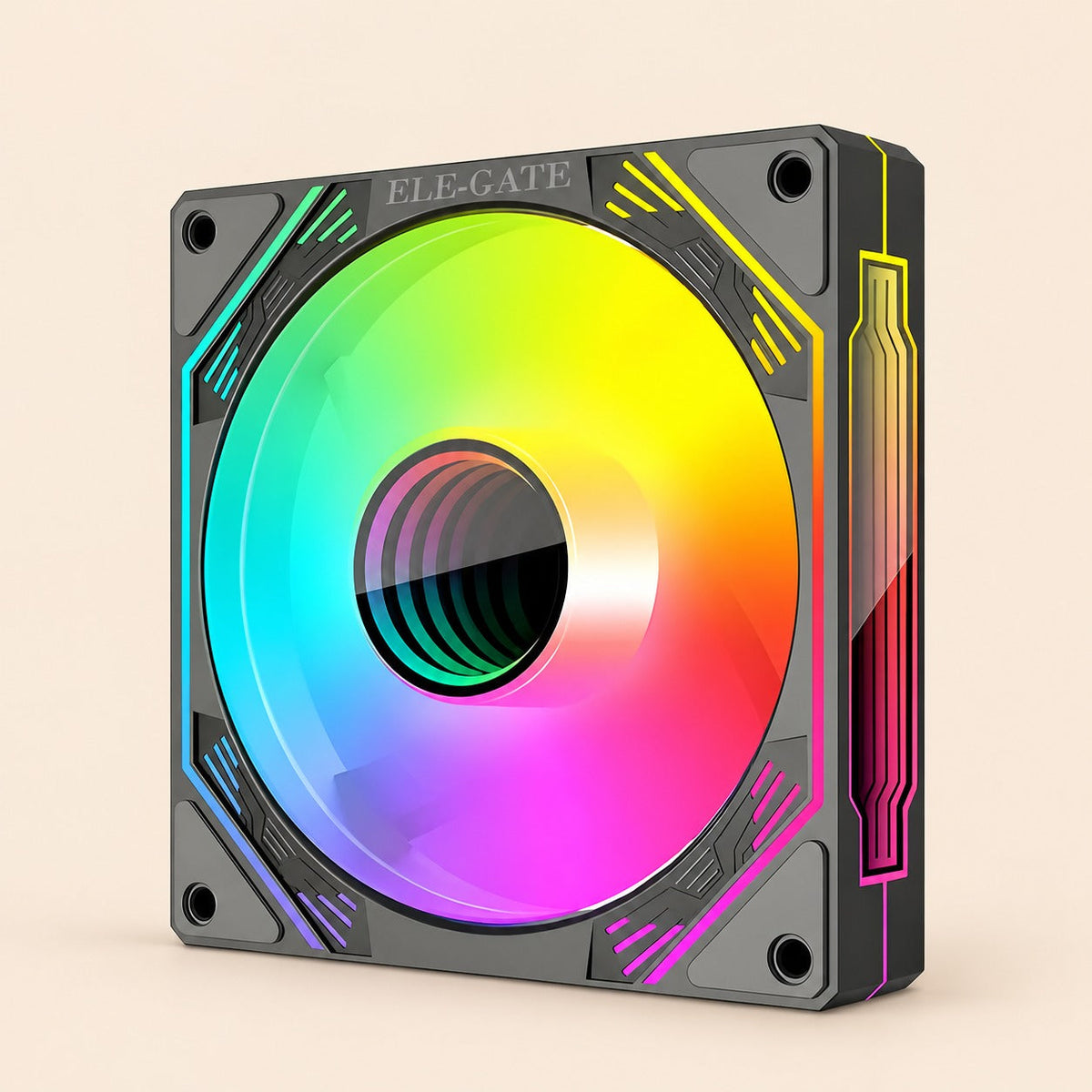 Ventilador de chasis 120mm RGB pwm refrigeración silenciosa