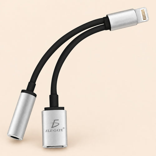 Adaptador para iPhone Lightning 3.5 auxiliar audífonos