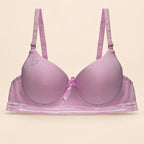 Brasier con encaje de copa completa rosa M