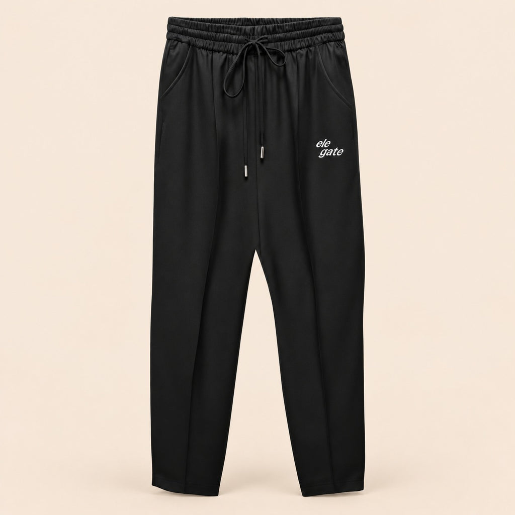 Pantalones deportivos de algodón para mujer estilo y negro XXXL