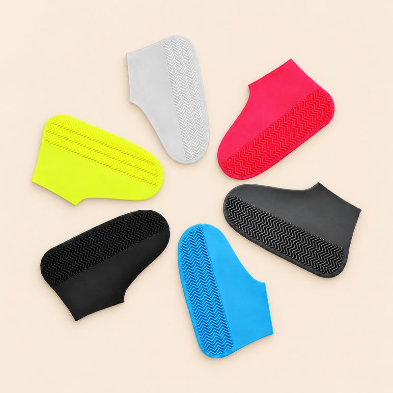 Cubrezapatos de silicona talla S impermeables y negro 21