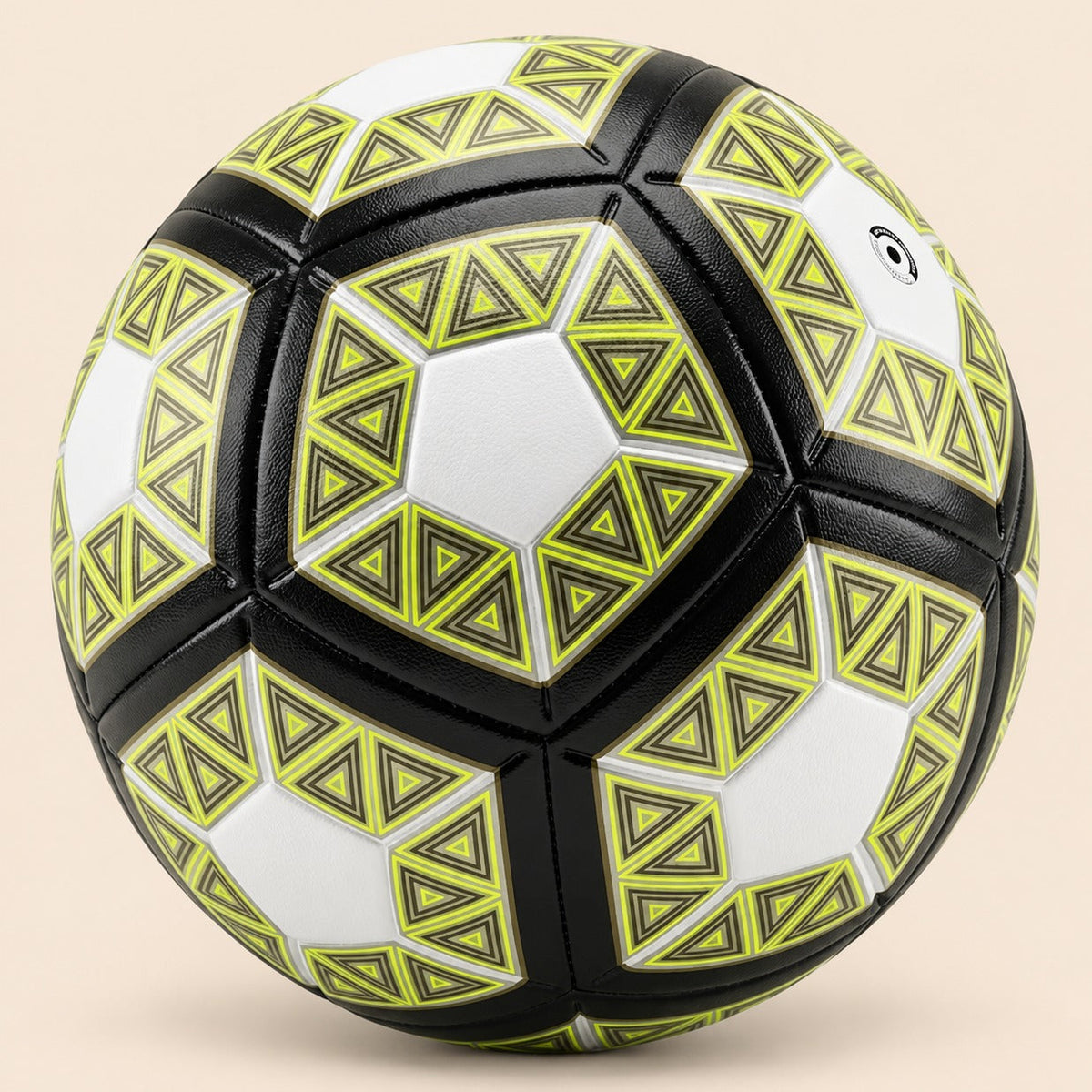 Balón fútbol soccer profesional entrenamiento no 5 amarillo
