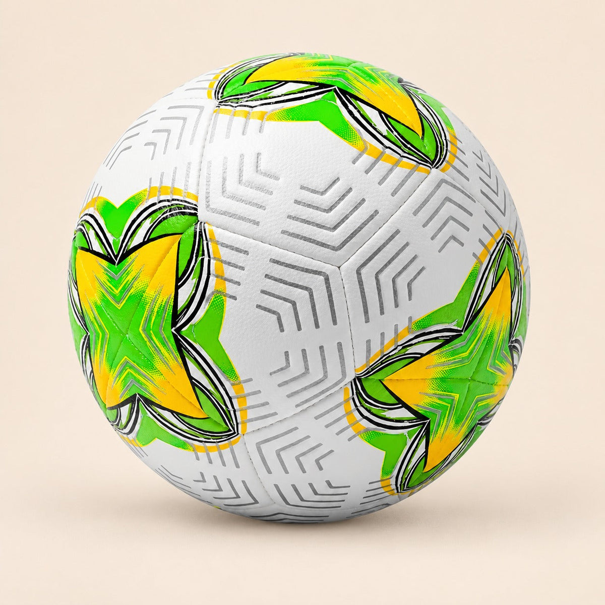 Balón fútbol soccer profesional entrenamiento no 5 amarillo