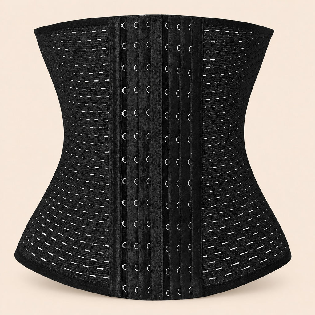 Corset modeladora faja cinturilla colombiana lencería mujer negro XL