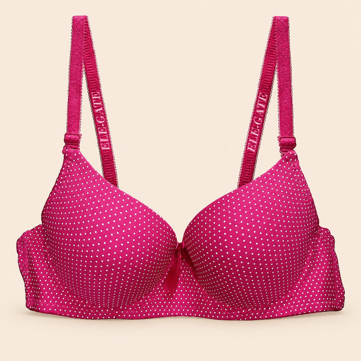 Brasier con encaje de copa completa fucsia M