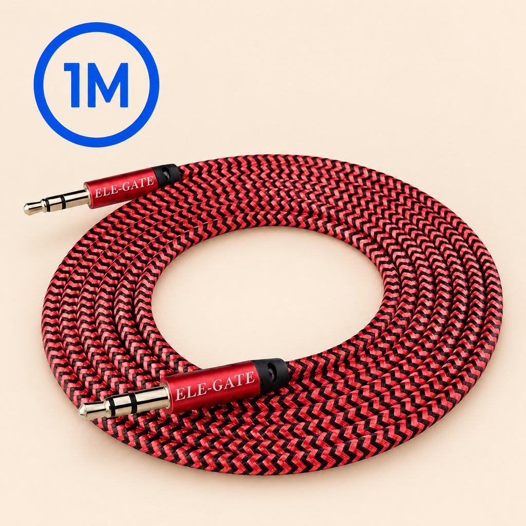 Cable de audio 3.5mm a 3.5mm de 1 metro conector estéreo