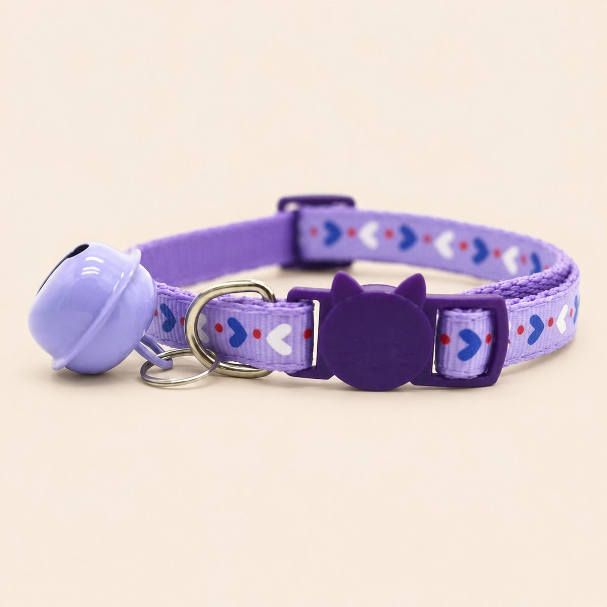 Collar para gato con campana diseño único y separable