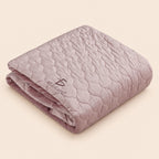 Colcha rosa claro ligera para verano 220 x 220 cm rosa claro