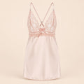 Baby doll con encaje y escote en V talla L
