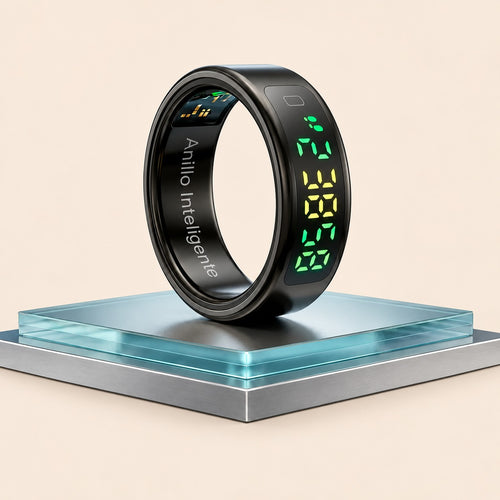 Anillo inteligente 5ATM negro talla 9