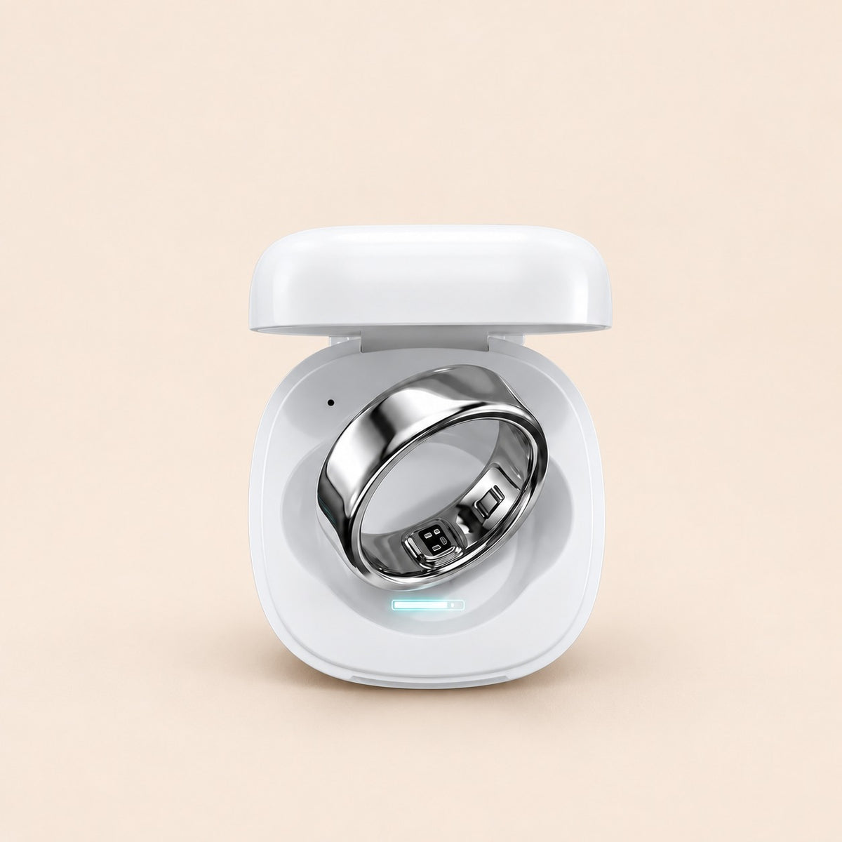 Anillo inteligente plata talla 12 sueño y SPO2
