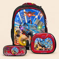 Set de mochila galáctica escolar con lapicera y lonchera