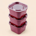 Set de 3 envases plásticos 280 ml PP5 aptos para microondas