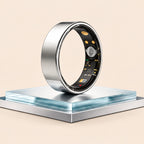 Anillo inteligente titanio plata talla 10