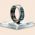 Anillo inteligente con pantalla plata talla 9