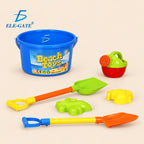 Set de juguetes para playa incluye cubeta y regadera
