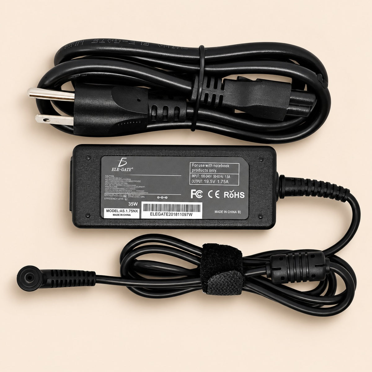 Cargador laptop para Asus 19.5V 1.75A 35W 3.0 1.0mm